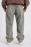 Acid Wash Straight Jean Pantolon P1015