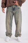 Acid Wash Straight Jean Pantolon P1015