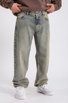 Acid Wash Straight Jean Pantolon P1015