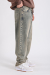 Acid Wash Straight Jean Pantolon P1015