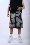 Acid Wash Y.Turn Jean Şort S246