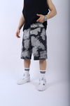Acid Wash Y.Turn Jean Şort S246
