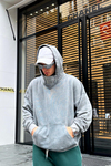 Acid Wash Yaka Detay Oversize Sweatshirt SW962