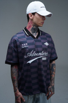 Adventure Baskılı Kahve Oversize Forma Tshirt PM01 26Y282