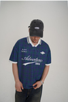 Adventure Baskılı Mavi Oversize Forma Tshirt PM01 26Y282