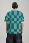 Adventure Baskılı Yeşil Oversize Forma Tshirt PM01 26Y282