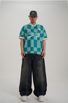 Adventure Baskılı Yeşil Oversize Forma Tshirt PM01 26Y282