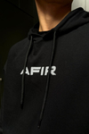 Afir David Baskılı Siyah Oversize Sweatshirt SW1053