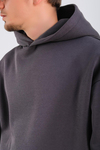 Antrasit Basic Oversize Hoodie SW1311