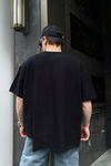 Asimetric Bisiklet Yaka Oversize Tshirt T568
