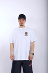 Avirex Patch Detay Beyaz Oversize Tshirt T999