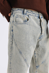 Baggy Detail Jean - Mustard P1106