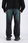 Baggy Torn Jeans - Black P1104