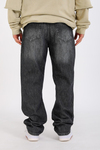 Baggy Washed Jean - Black 2  P1123