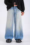Baggy Washed Jean - Blue 2  P1081