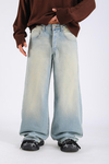 Baggy Washed Jean - Blue P1078