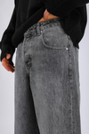 Baggy Washed Jean - Grey P1084