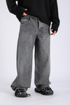 Baggy Washed Jean - Grey P1084