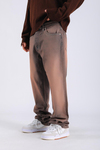 Baggy Washed Jean - Ochre P1079