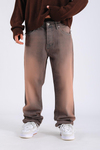Baggy Washed Jean - Ochre P1079
