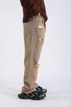 Baggy Washed Torn Jean - Rusty P1099