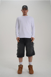 Basic Beyaz Fit İnce Kumaş Longsleeve CT01 24CY122