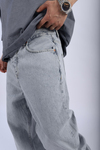 Basic Mavi Baggy Jean Pantolon P913