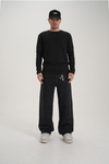 Basic Siyah Fit İnce Kumaş Longsleeve CT01 24CY122