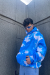 Baskılı Batik Oversize Sweatshirt SW843