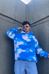 Baskılı Batik Oversize Sweatshirt SW843