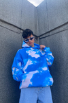 Baskılı Batik Oversize Sweatshirt SW843
