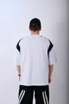 Baskılı Beyaz Oversize Tshirt T957