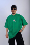 Baskılı Economist Yeşil Oversize Tshirt T898