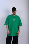 Baskılı Economist Yeşil Oversize Tshirt T898