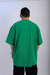 Baskılı Economist Yeşil Oversize Tshirt T898