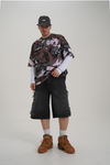 Baskılı Oversize Kamuflaj Forma Tshirt PM01 26Y264