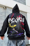 Baskılı Review Oversize Sweatshirt SW827