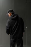 Baskılı Siyah A3B Oversize Sweatshirt SW1036