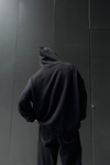 Baskılı Siyah A3B Oversize Sweatshirt SW1036