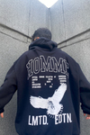Baskılı Siyah Oversize Sweatshirt SW845