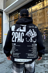 Baskılı Siyah Oversize Sweatshirt SW938