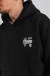 Baskılı Siyah Rv Oversize Sweatshirt SW1159