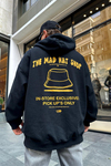 Baskılı siyah Sons Oversize Sweatshirt SW909