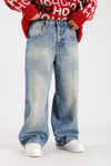 Bdg Acid Wash Mavi Baggy Jean Pantolon P1120