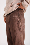 Bdg Acid Wash Şerit Detay Kahve Baggy Jean Pantolon P1119