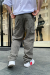 BDG Gri Six Pocket Kargo Pantolon P595