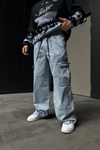 Bel Lastikli Dikiş Detay Jean Pantolon P882