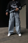 Bel Lastikli Dikiş Detay Jean Pantolon P882