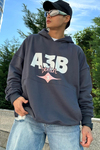 Berlin Baskılı Füme Oversize Sweatshirt SW1009