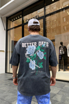 Betterdays Acid Wash Oversize Tshirt T667